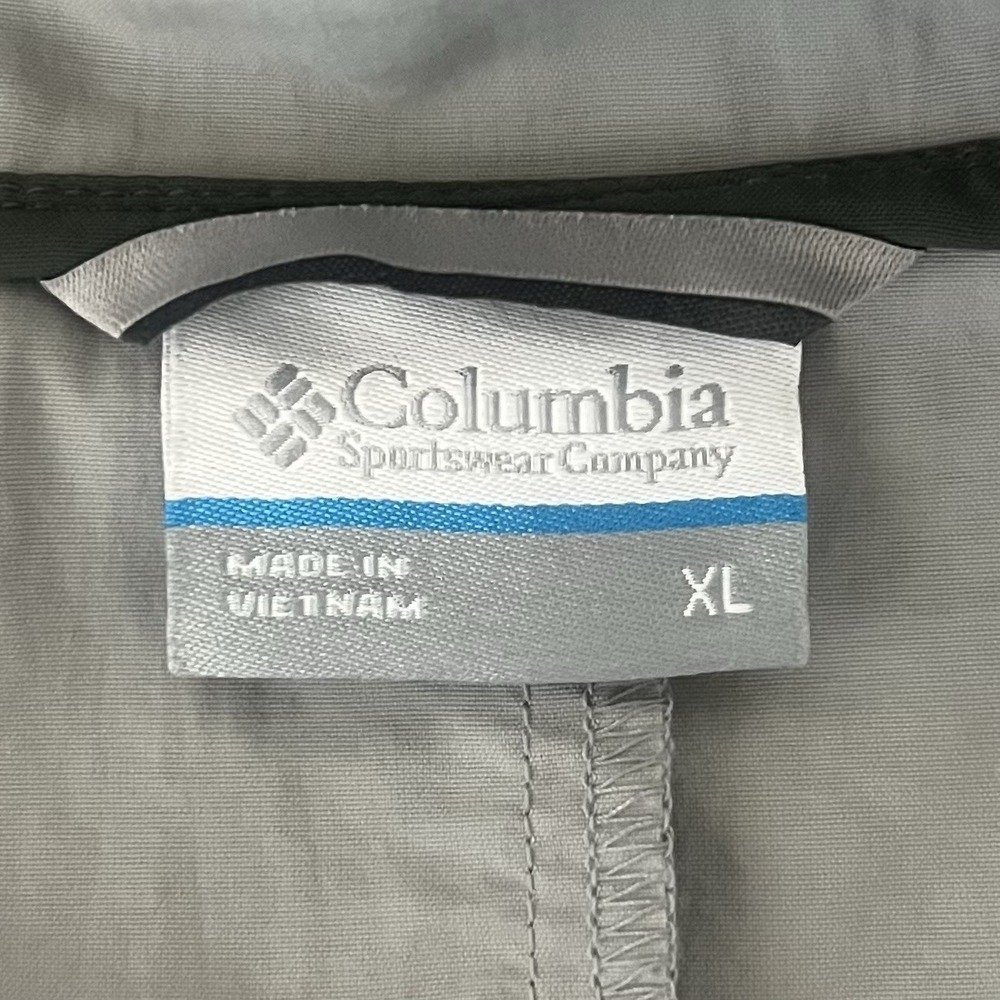 Columbia Jacket Womens XL Gray Full Zip Omni Shade Roll Tab Sleeve Lightweight - Picture 11 of 15